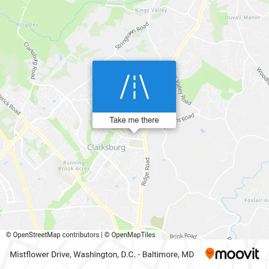 Mistflower Drive map