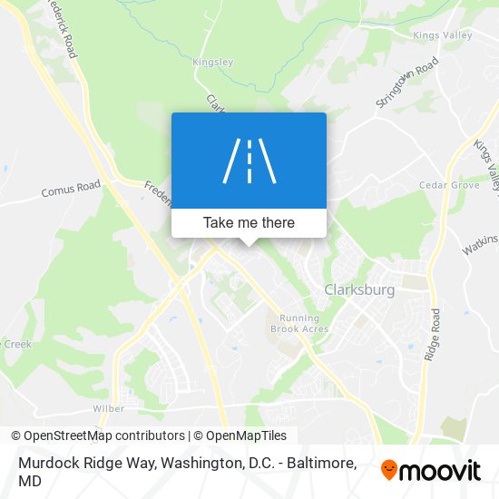 Murdock Ridge Way map