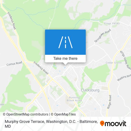 Murphy Grove Terrace map