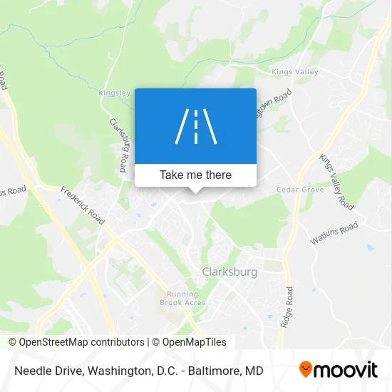 Needle Drive map