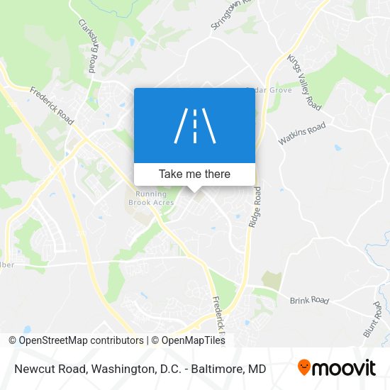 Mapa de Newcut Road