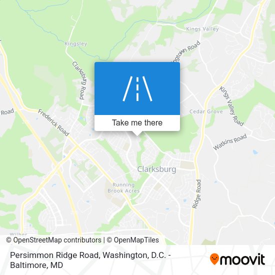 Mapa de Persimmon Ridge Road
