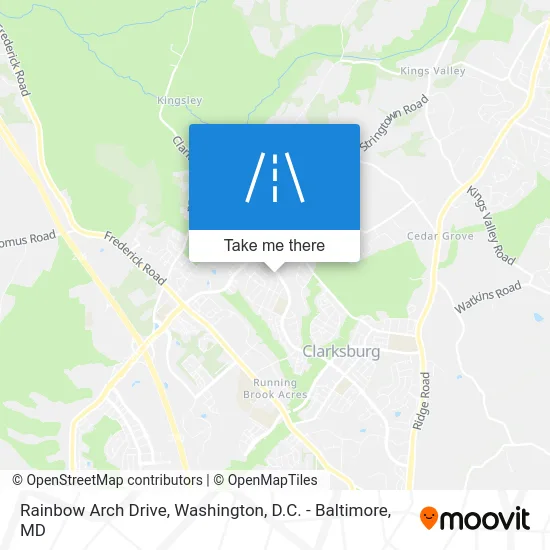 Rainbow Arch Drive map