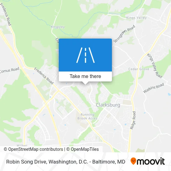 Robin Song Drive map