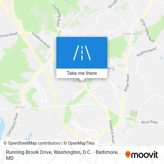 Running Brook Drive map