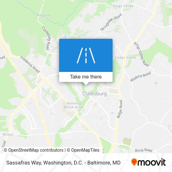 Mapa de Sassafras Way
