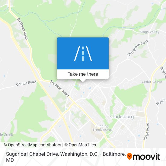 Mapa de Sugarloaf Chapel Drive