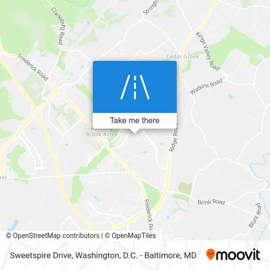 Sweetspire Drive map