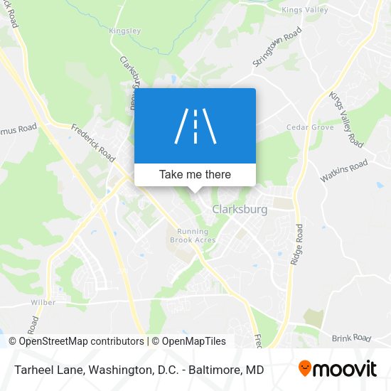 Tarheel Lane map