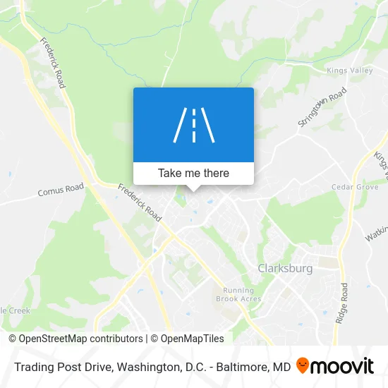 Trading Post Drive map