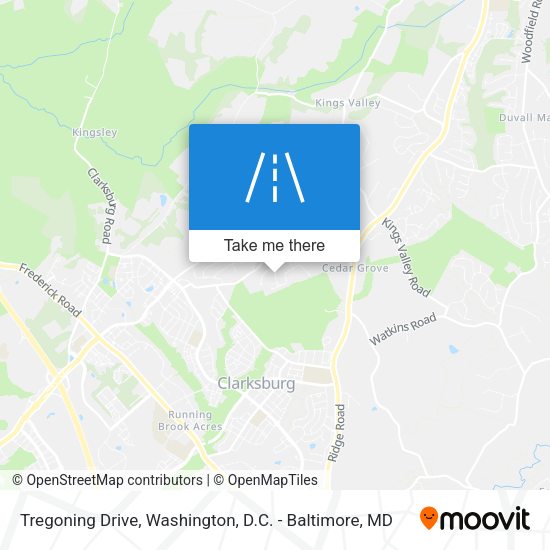 Tregoning Drive map