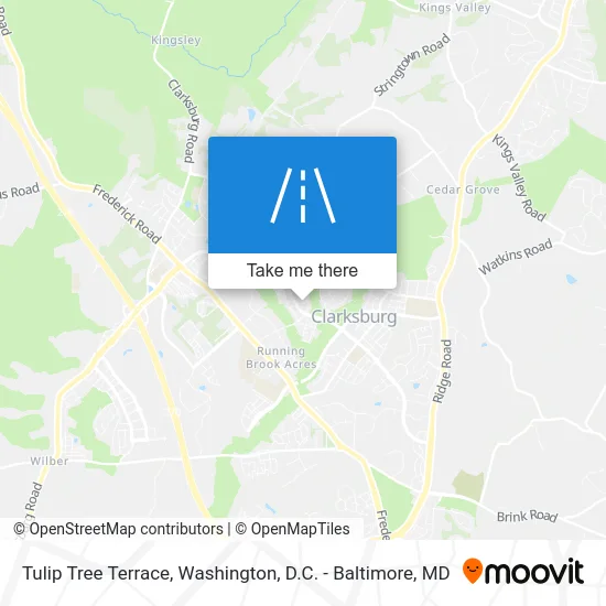 Tulip Tree Terrace map