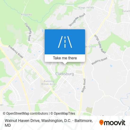 Mapa de Walnut Haven Drive