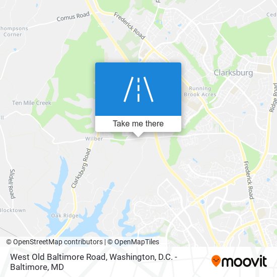 How To Get To West Old Baltimore Road Montgomery County By Bus Or Metro