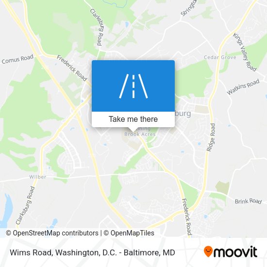 Wims Road map