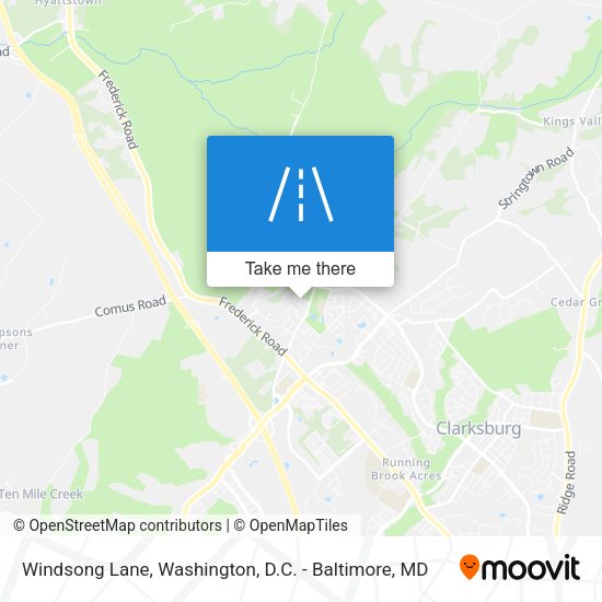 Mapa de Windsong Lane