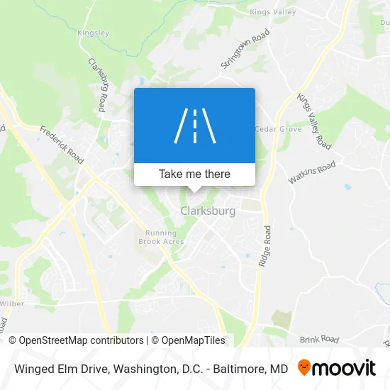 Winged Elm Drive map