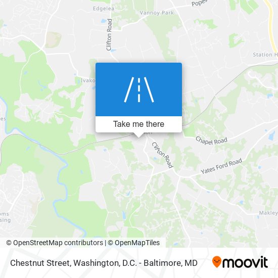 Chestnut Street map