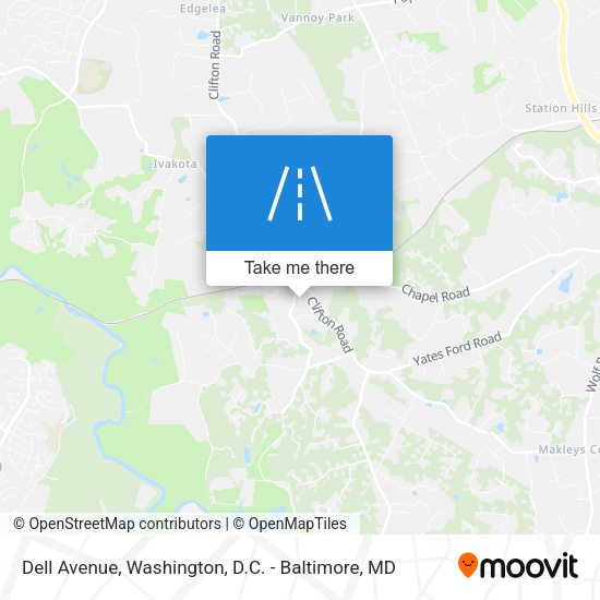 Dell Avenue map
