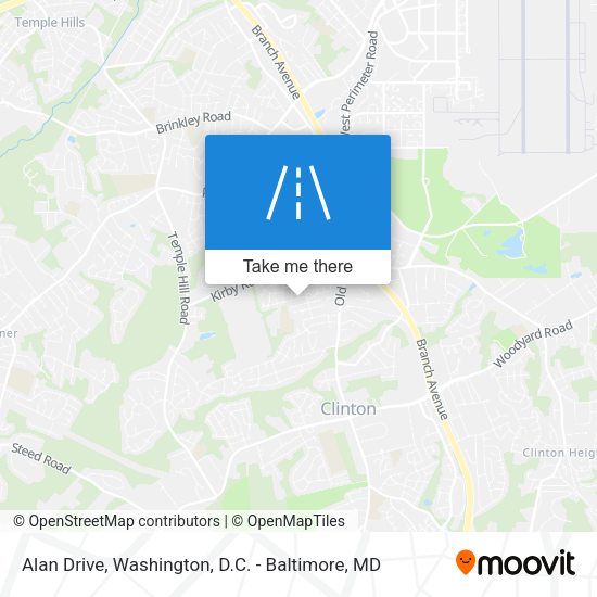 Alan Drive map