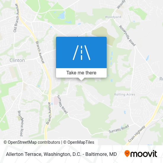 Mapa de Allerton Terrace