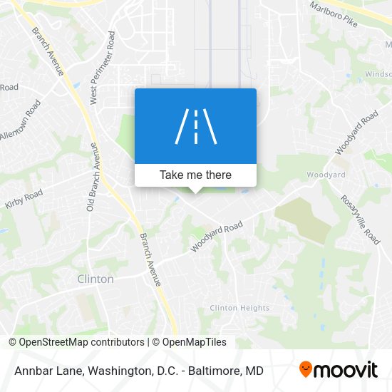 Annbar Lane map