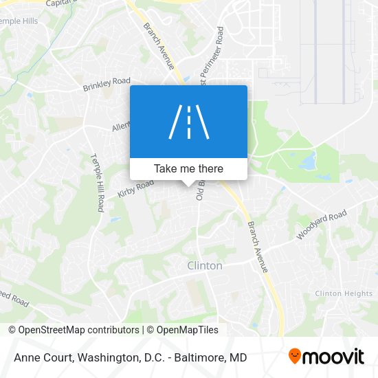 Anne Court map