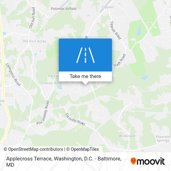 Applecross Terrace map