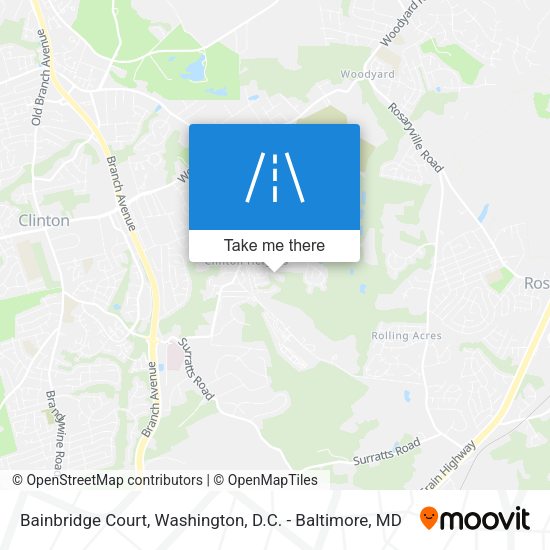 Mapa de Bainbridge Court