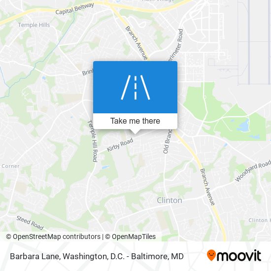 Barbara Lane map