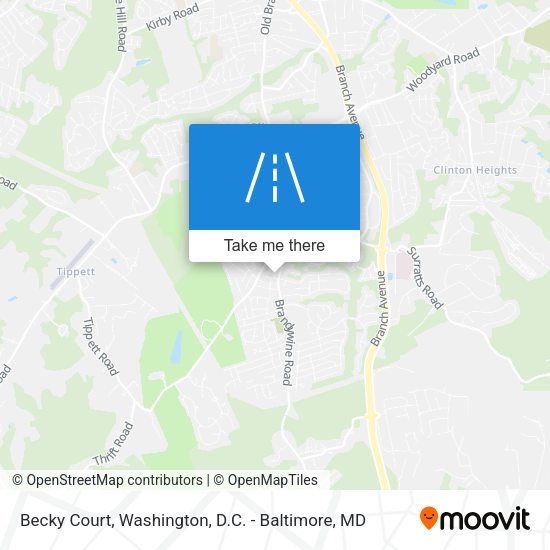 Mapa de Becky Court