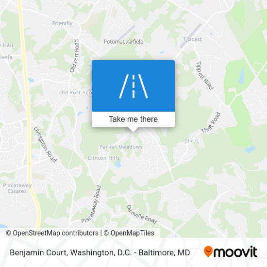 Mapa de Benjamin Court
