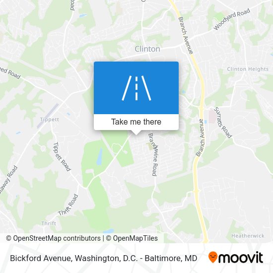 Mapa de Bickford Avenue