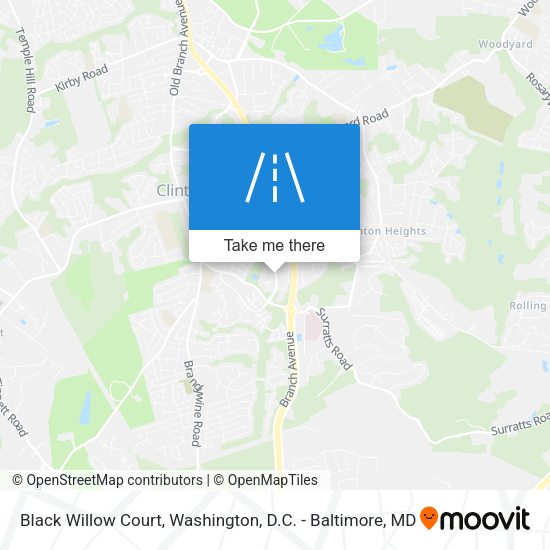 Black Willow Court map