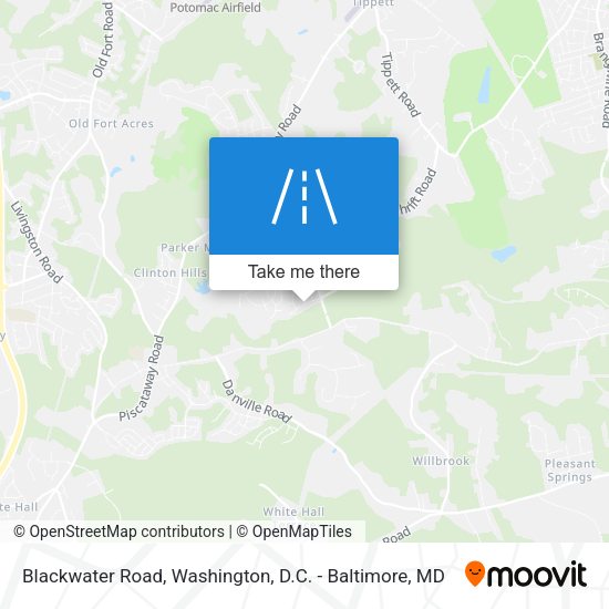 Mapa de Blackwater Road