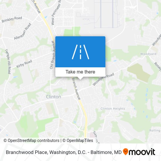 Branchwood Place map