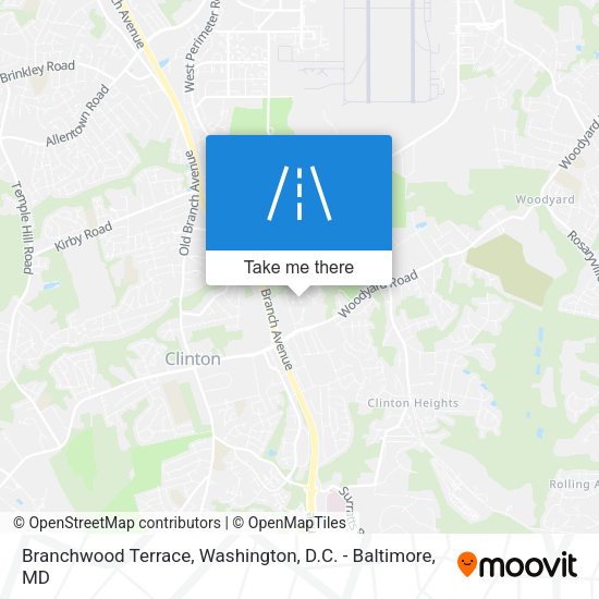 Branchwood Terrace map