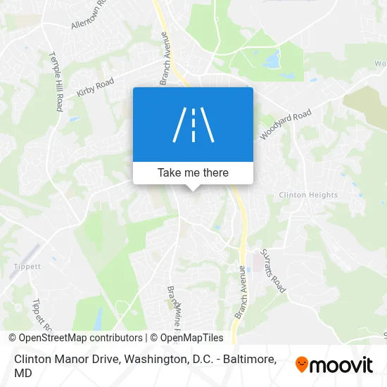 Clinton Manor Drive map