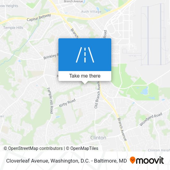 Cloverleaf Avenue map