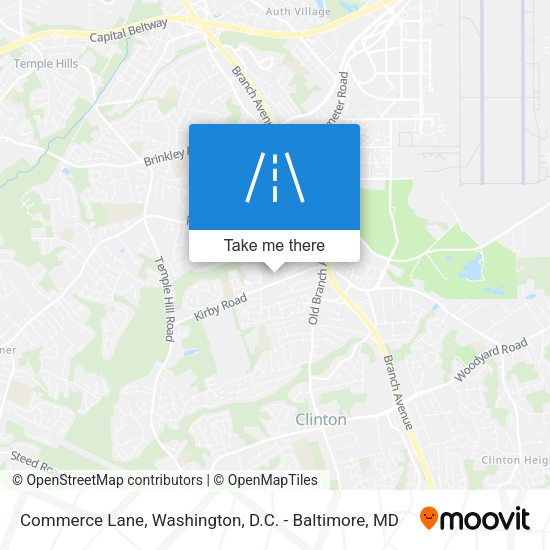Commerce Lane map