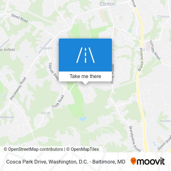 Mapa de Cosca Park Drive