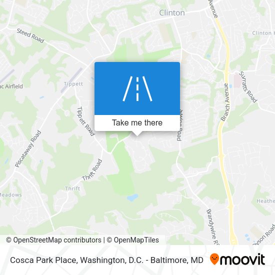 Mapa de Cosca Park Place