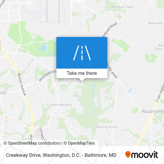 Mapa de Creekway Drive