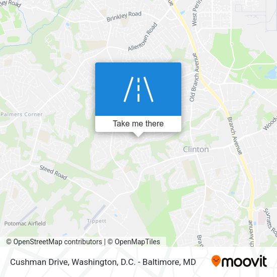 Cushman Drive map