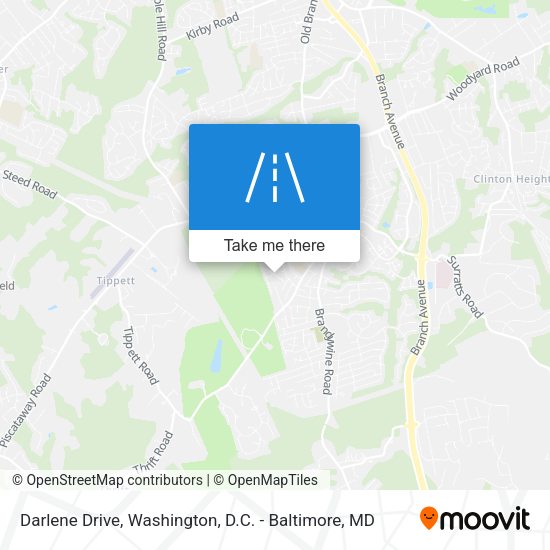 Darlene Drive map