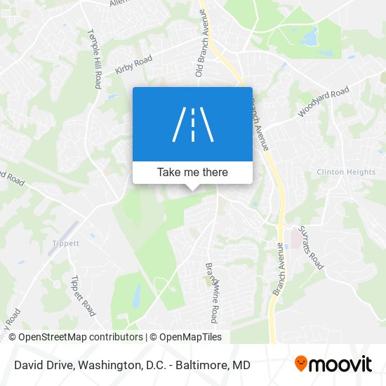 Mapa de David Drive