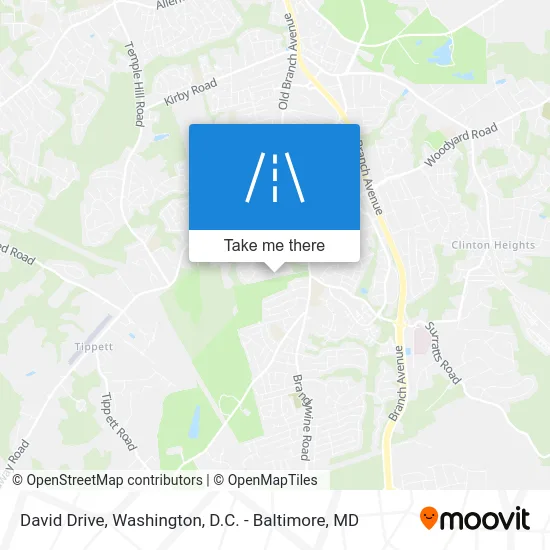 David Drive map