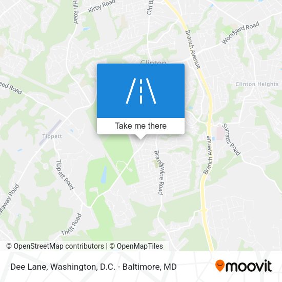 Dee Lane map