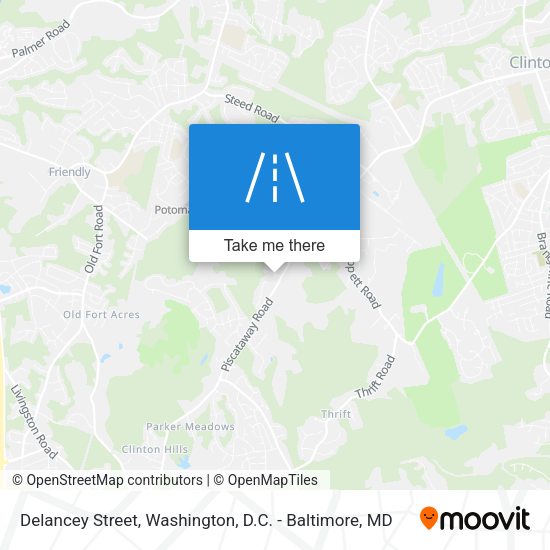 Delancey Street map