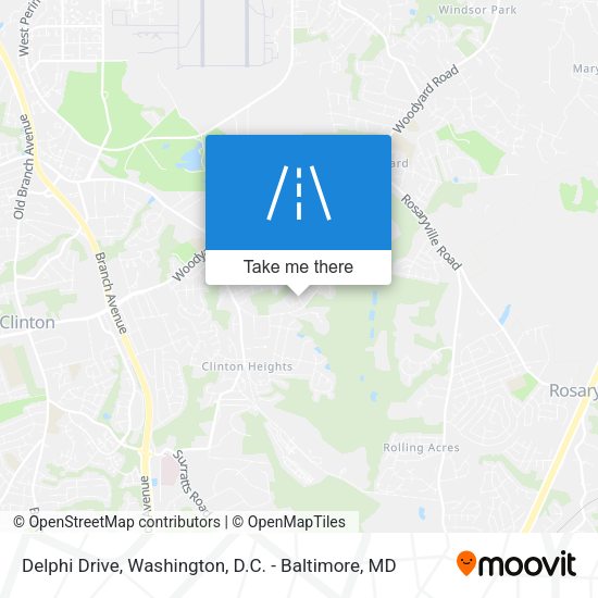 Delphi Drive map